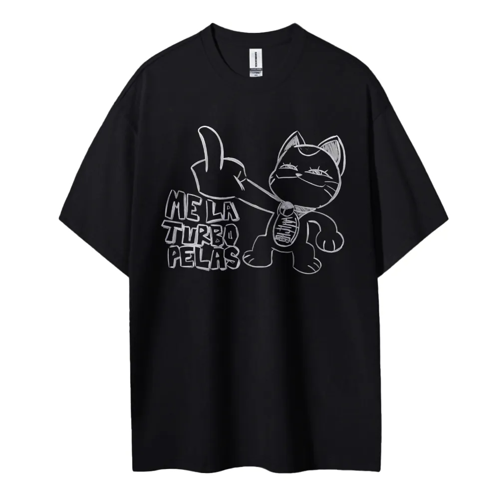 Anime Merchandise Store Japan - Koszulka Dandadan Anime Kot Gest środkowego