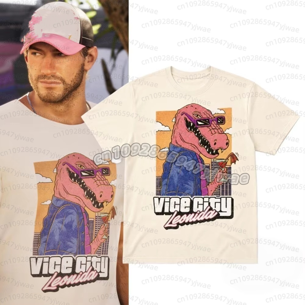 Anime Themed Merchandise - Koszulka Jason Vice City Leonida z