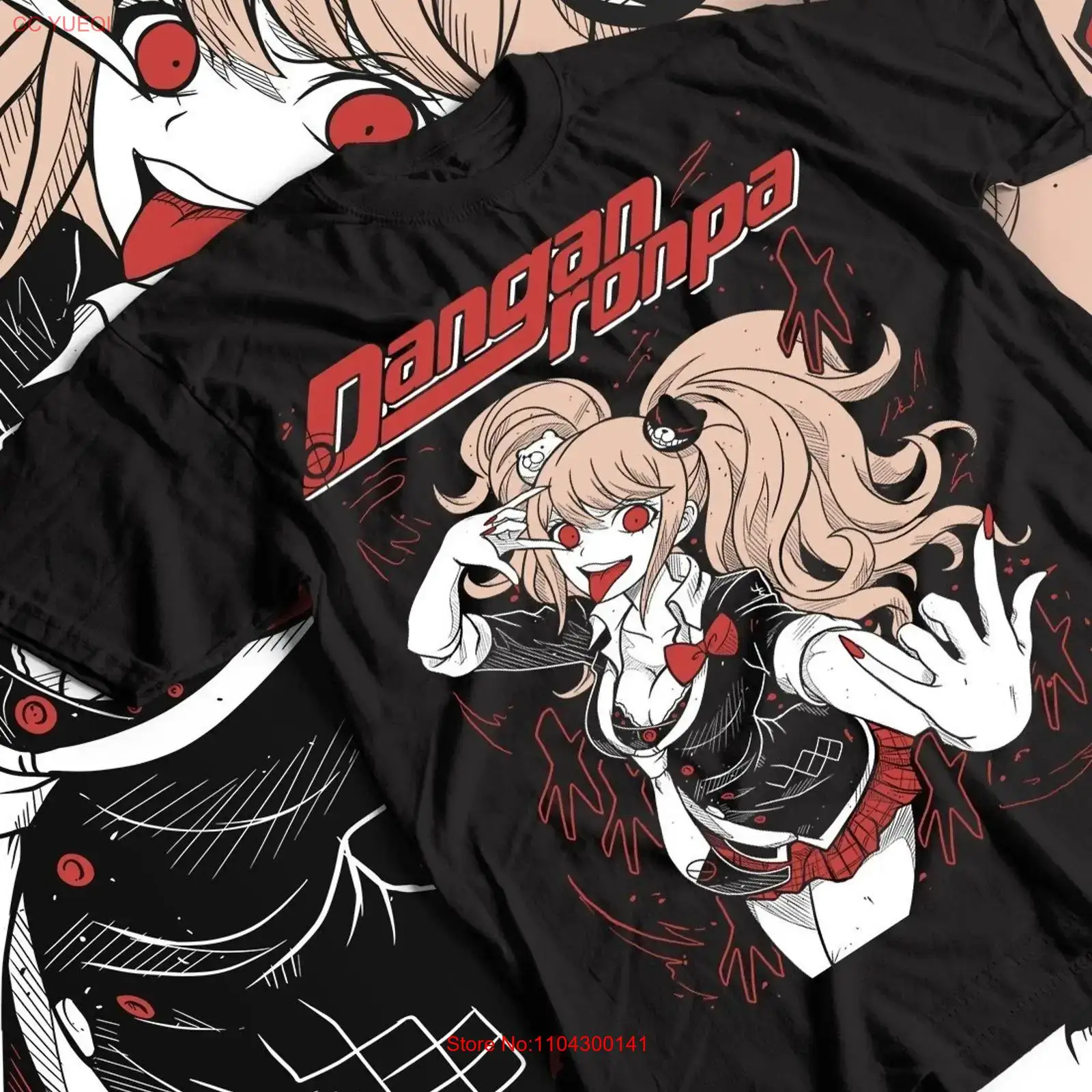 Anime Themed Merchandise - Koszulka Anime Junko Enoshima Danganronpa Śmieszna