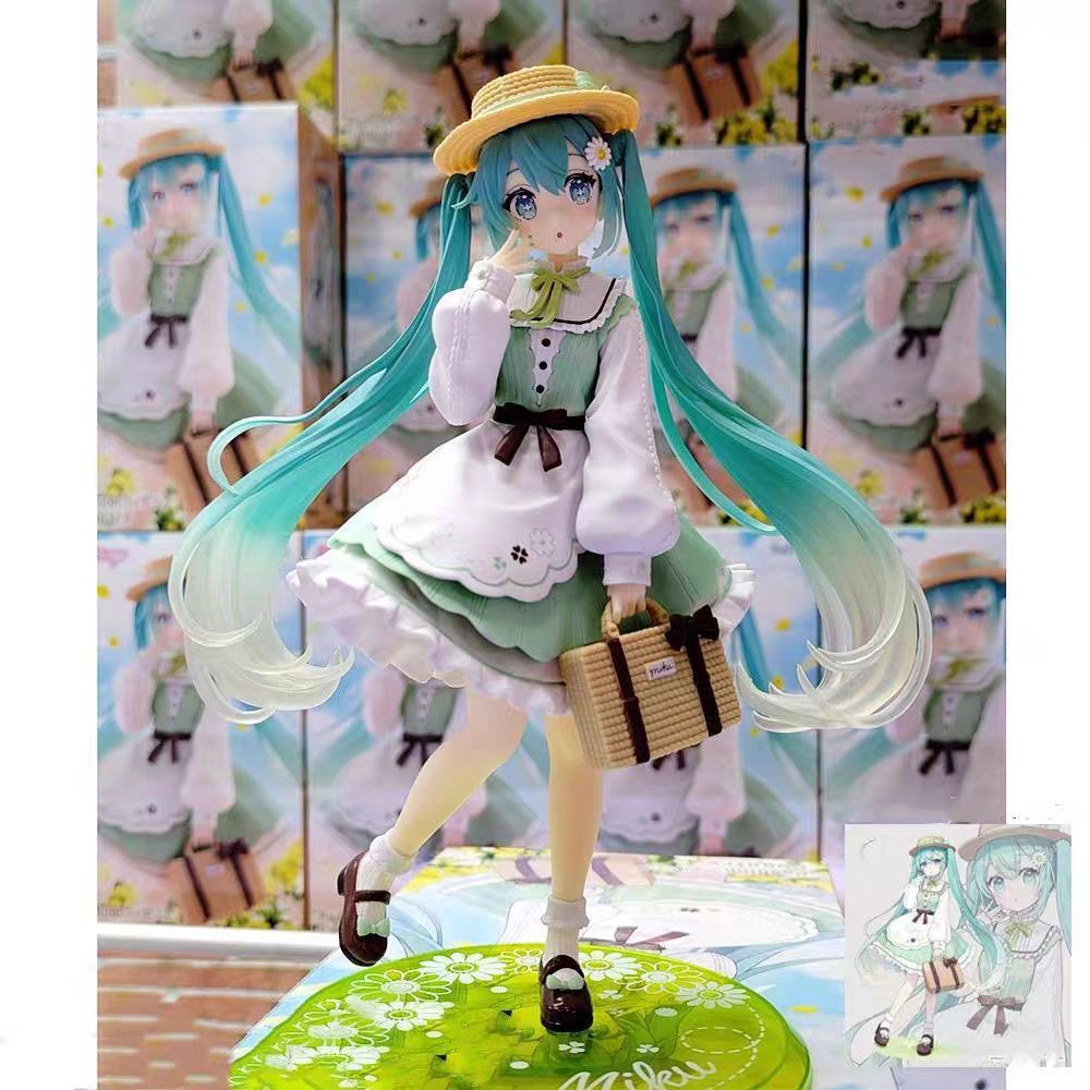 Anime Merchandise For Girls - Figurka Hatsune Miku w stylu rustykalnym,