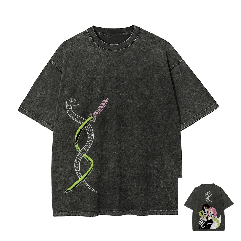 Anime Merchandise Store Japan - Koszulka Kimetsu No Yaiba z nadrukiem