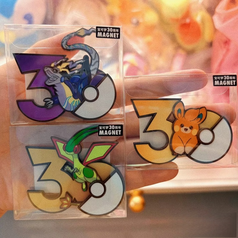 Anime Merchandise Types - Oryginalny magnes na lodówkę Pokémon PTCG