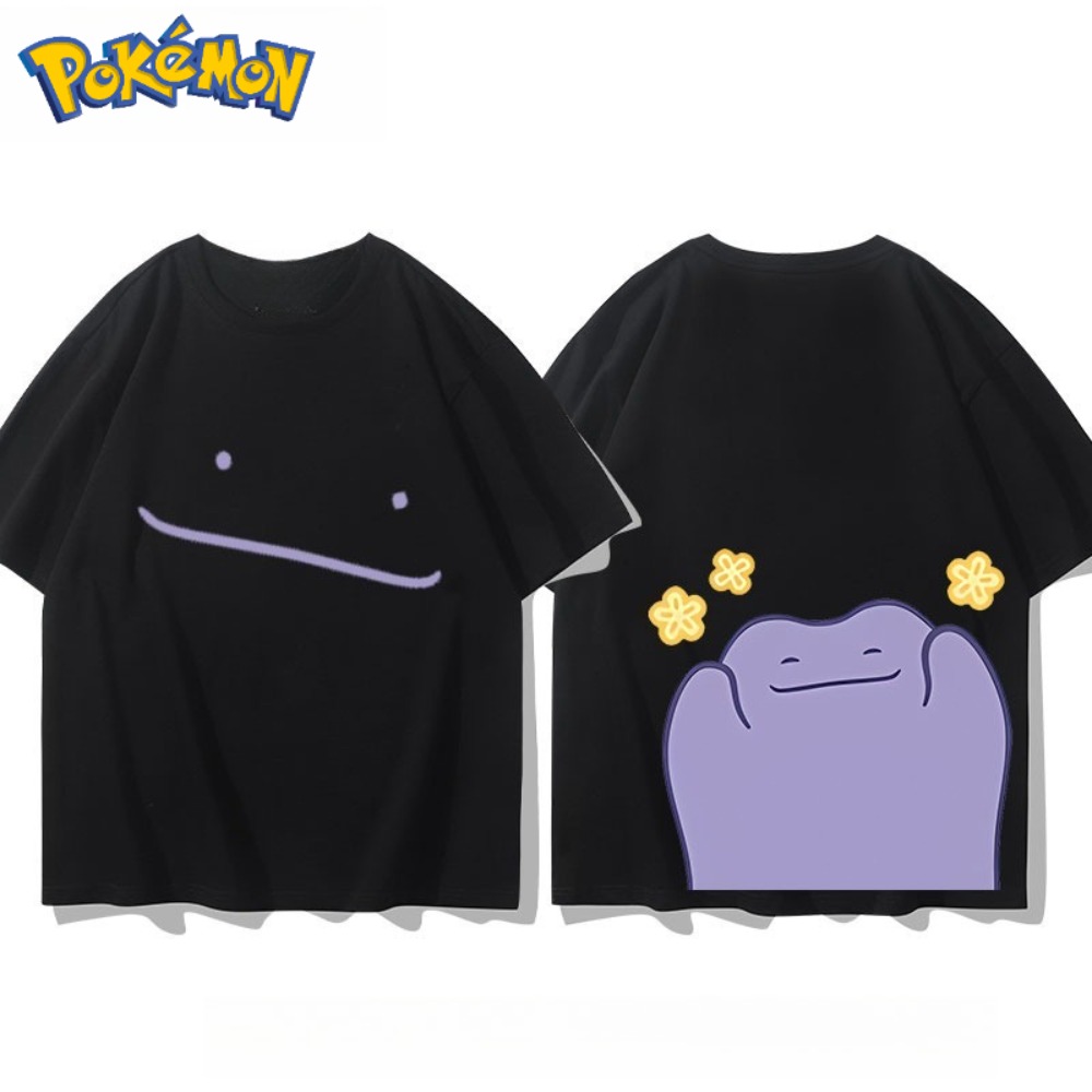Anime Merchandise Store Japan - Koszulka Pokémon Ditto z nadrukiem z