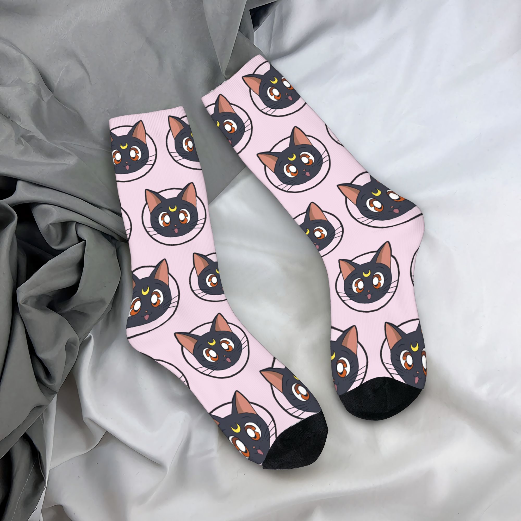 Anime Merchandise For Girls - Modne unisexowe skarpetki załogowe Sailor Moon