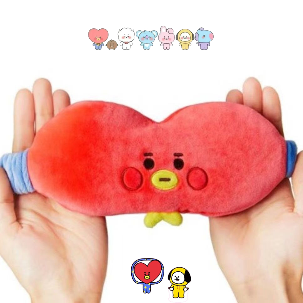 Anime Merchandise Usa - Maska na oczy BT21, urocza pluszowa