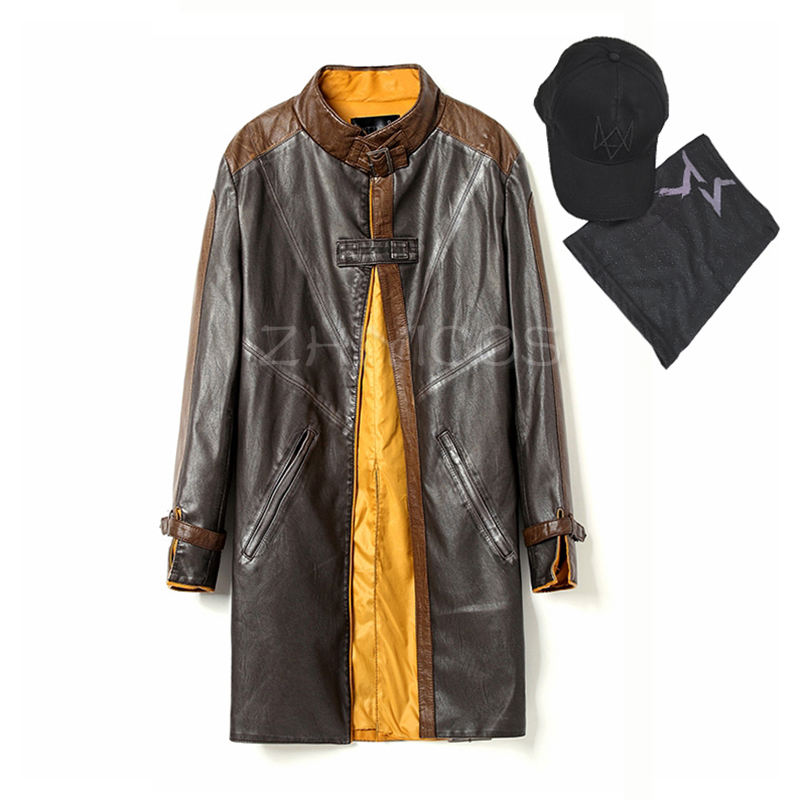 Windbreaker Anime Merchandise - Kostium Cosplay Aiden Pearce, kurtka ze