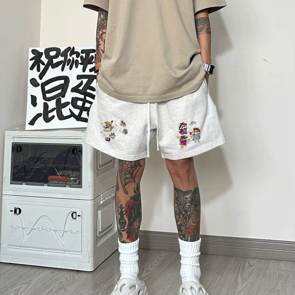 Anime Merchandise Store Japan - Nowe męskie szorty Crayon Shin-chan letnie