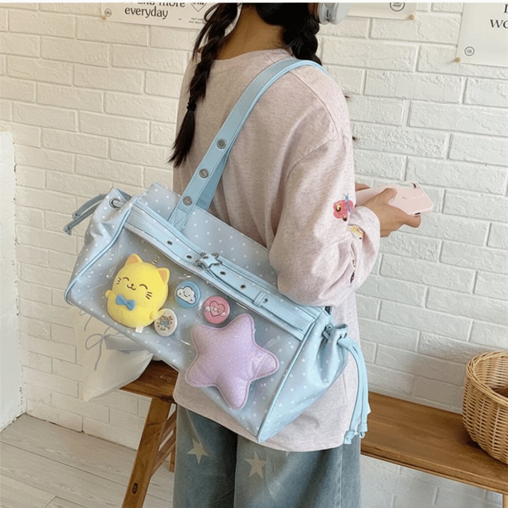 Torba na ramię Harajuku w krop – Anime Merchandise Women recenzja i cena