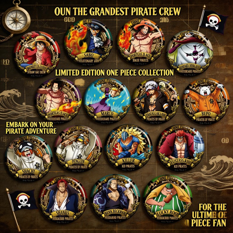 Przypinka Anime ONE PIECE Typ  – Anime Merchandise Types recenzja i cena
