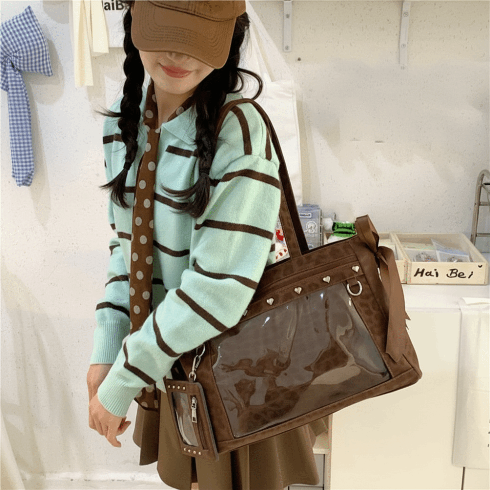 Torba na ramię Harajuku z nita – Anime Merchandise Women recenzja i cena